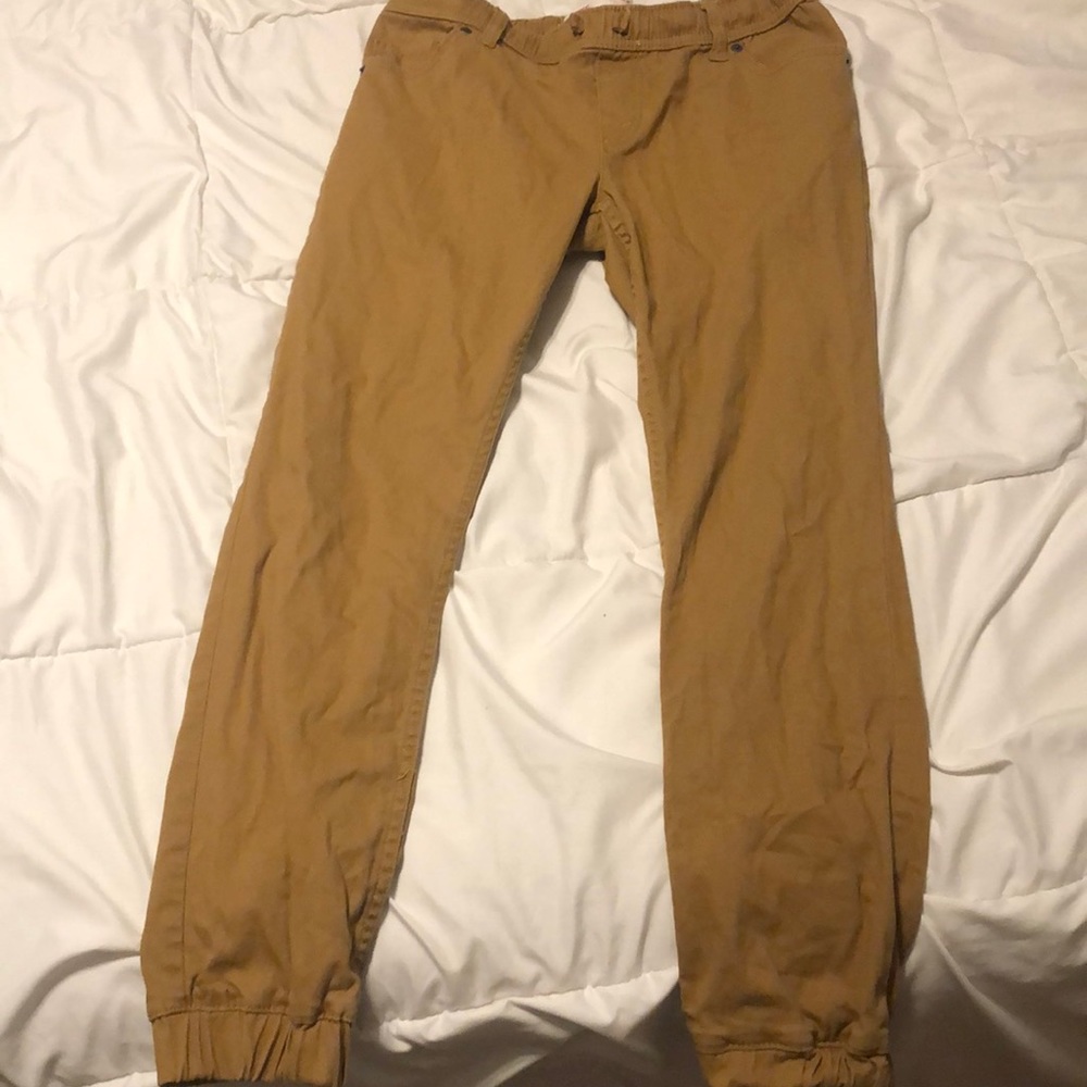 Worn Levi’s khakis